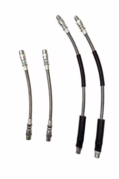Bremsschlauchsatz für Volvo 850, S70, V70, C70, 2WD -16", metallummantelt