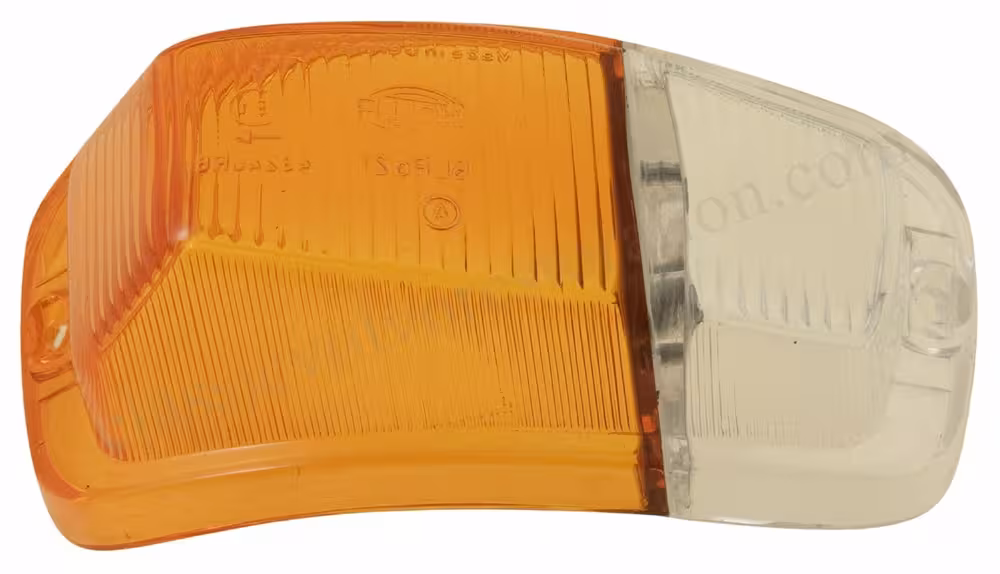 Blinklysglass til Volvo Amazon, Amazon Kombi, gul/hvit, høyre