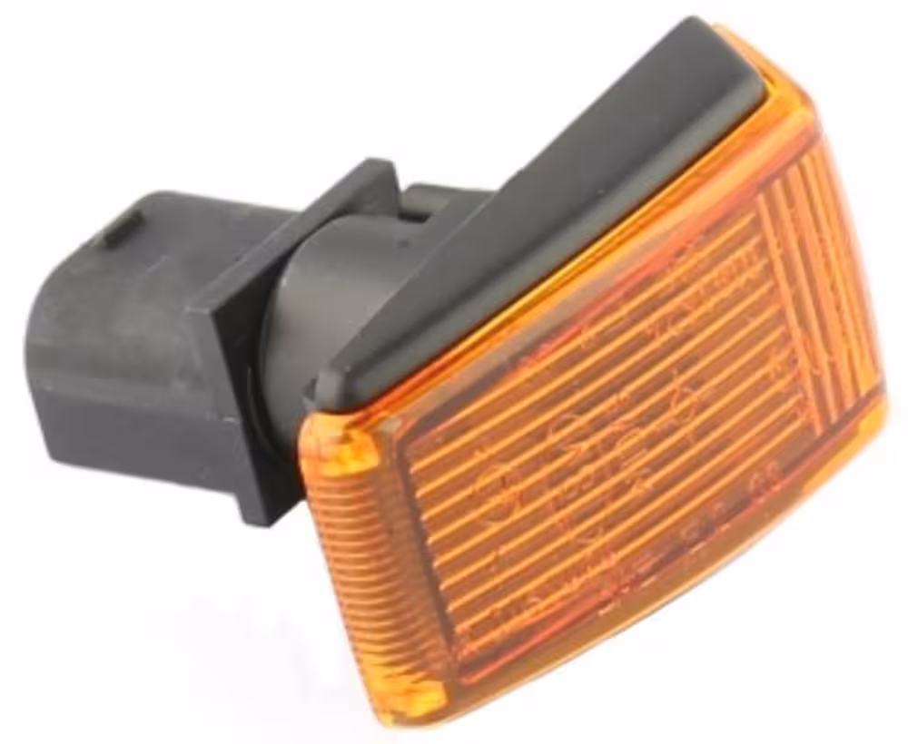 Sidemarkering gult glass for Volvo 240, 740, 760, 780, 850, 940, 960, S40, S90, V40, V90