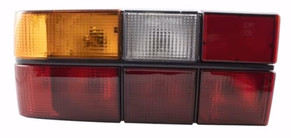 Baklysglass til Volvo 740, 760, 1983-89, svart, venstre