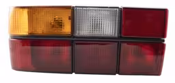 Baklysglass til Volvo 740, 760, 1983-89, svart, venstre