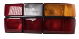 Baklykt sort komplett til Volvo 740, 760, 1983-89, høyre