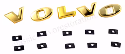 Briefkastensatz für Volvo Amazon 1957-66, gold