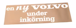 Klistremerke «En ny Volvo under...»