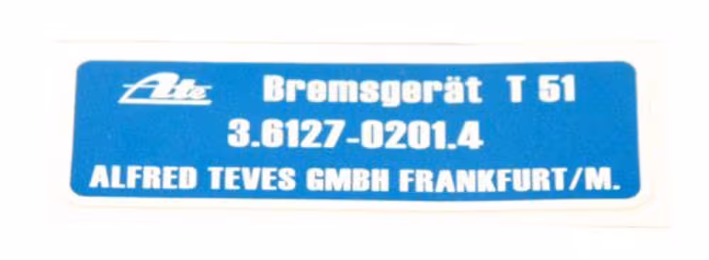 Dekal ATE bremseenhet