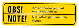 Radiatorklistremerke til Volvo B18