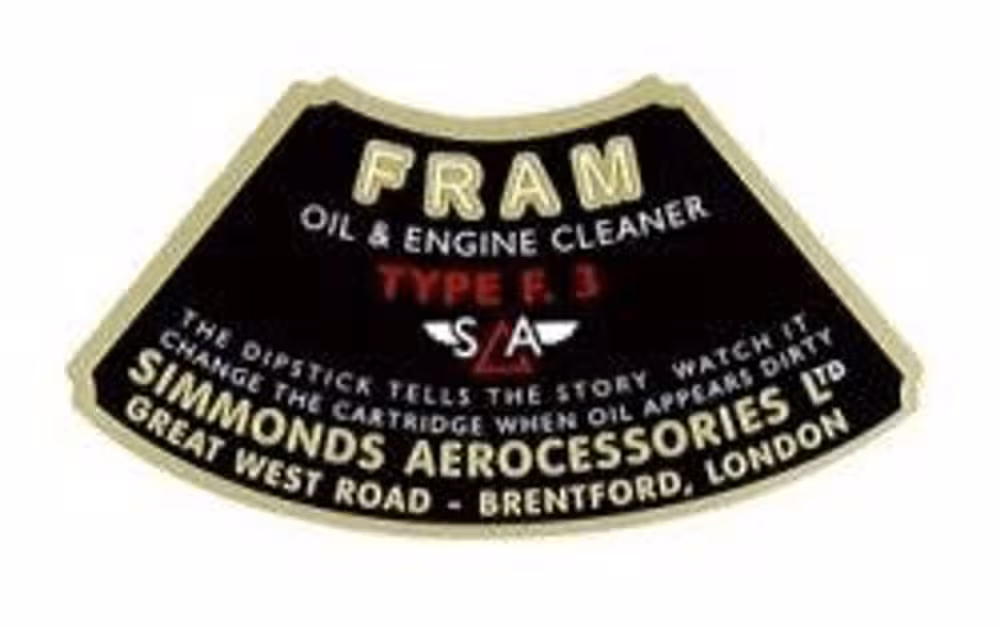 Dekal oljefilter for Volvo B4B "Foran"