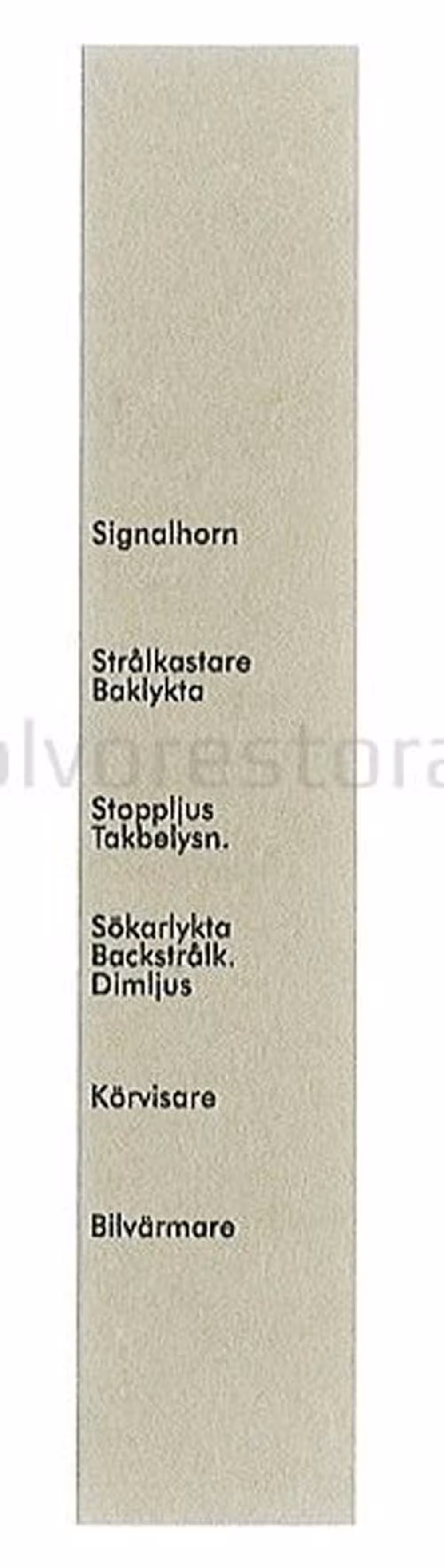 Klistremerke Sikringsholderpapir