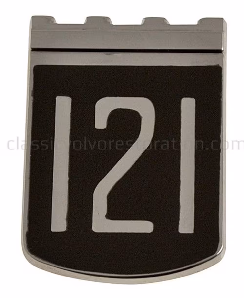 Emblem "121" til Volvo Amazon 1965-70