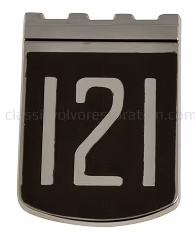 Embleem "121" voor Volvo Amazon 1965-70