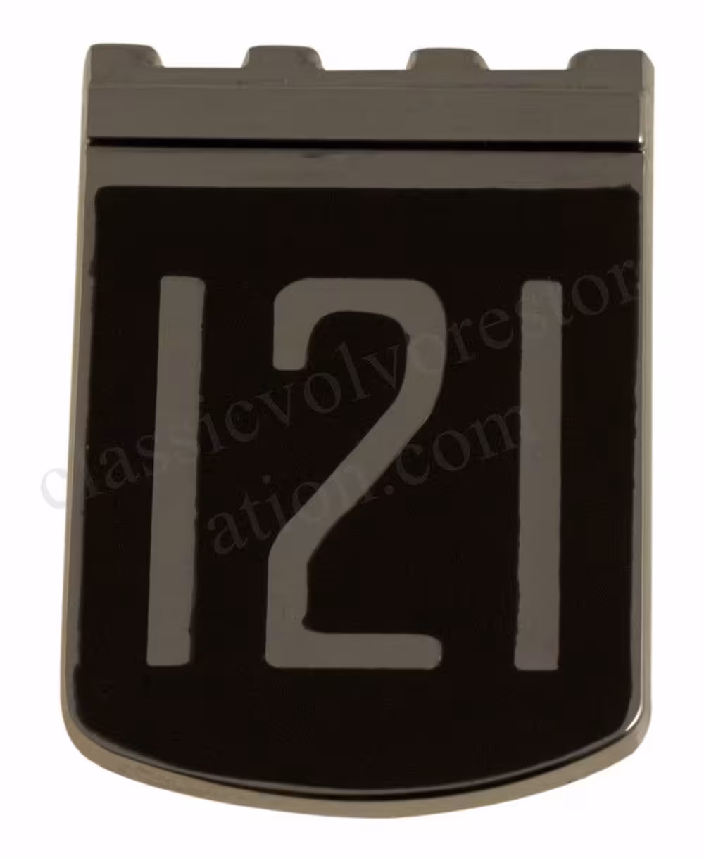 Emblem "121" til Volvo Amazon 1965-70