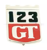 EMBLEM 123GT.