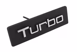 Emblem "TURBO" for Volvo 240, 242, 244, 245, 260, 262, 264, 265
