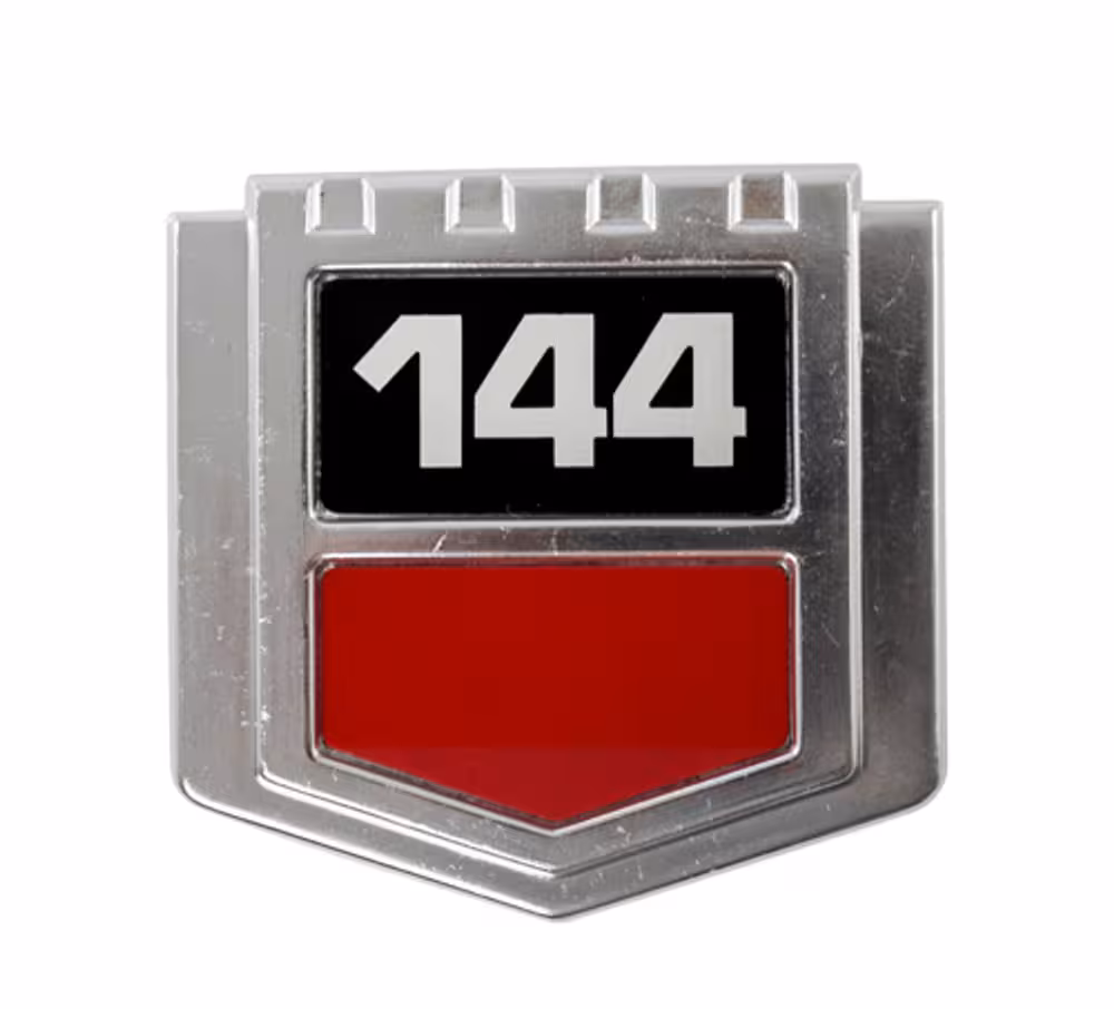 Emblem "144" for Volvo 144 1973-74, B20B