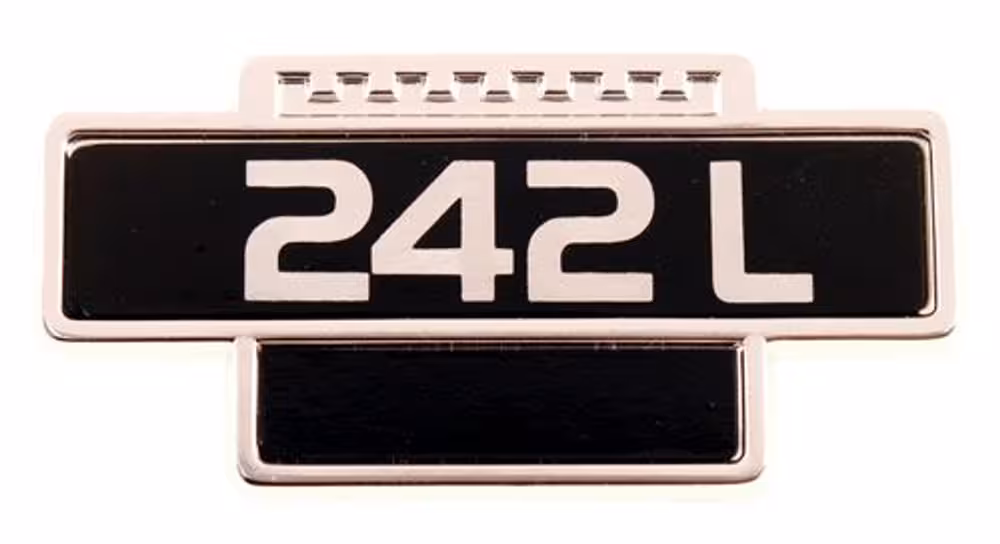 Emblem Volvo 242L for Volvo 240, 260