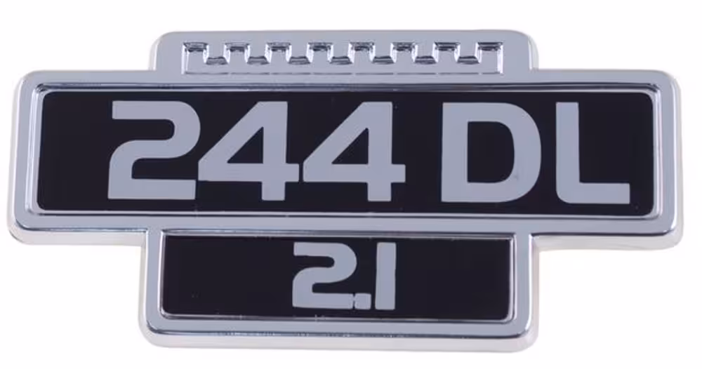 Emblem 244DL 2.1" til Volvo 240, 244