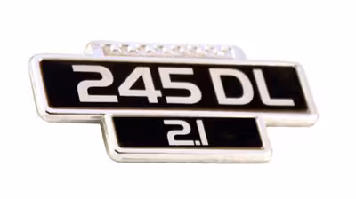 Embleem 245DL 2.1 scherm 1975-79 voor Volvo 240, 245