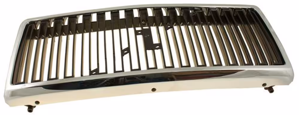 ⚠ KREVER MANUELL SJEKK — emblemkonflikt CVR vs VP. Ved bekreftelse av «uten emblem»: «Grill for Volvo 240, 1986-, krom/svart, uten emblem»