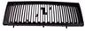 Radiator grille black with black frame