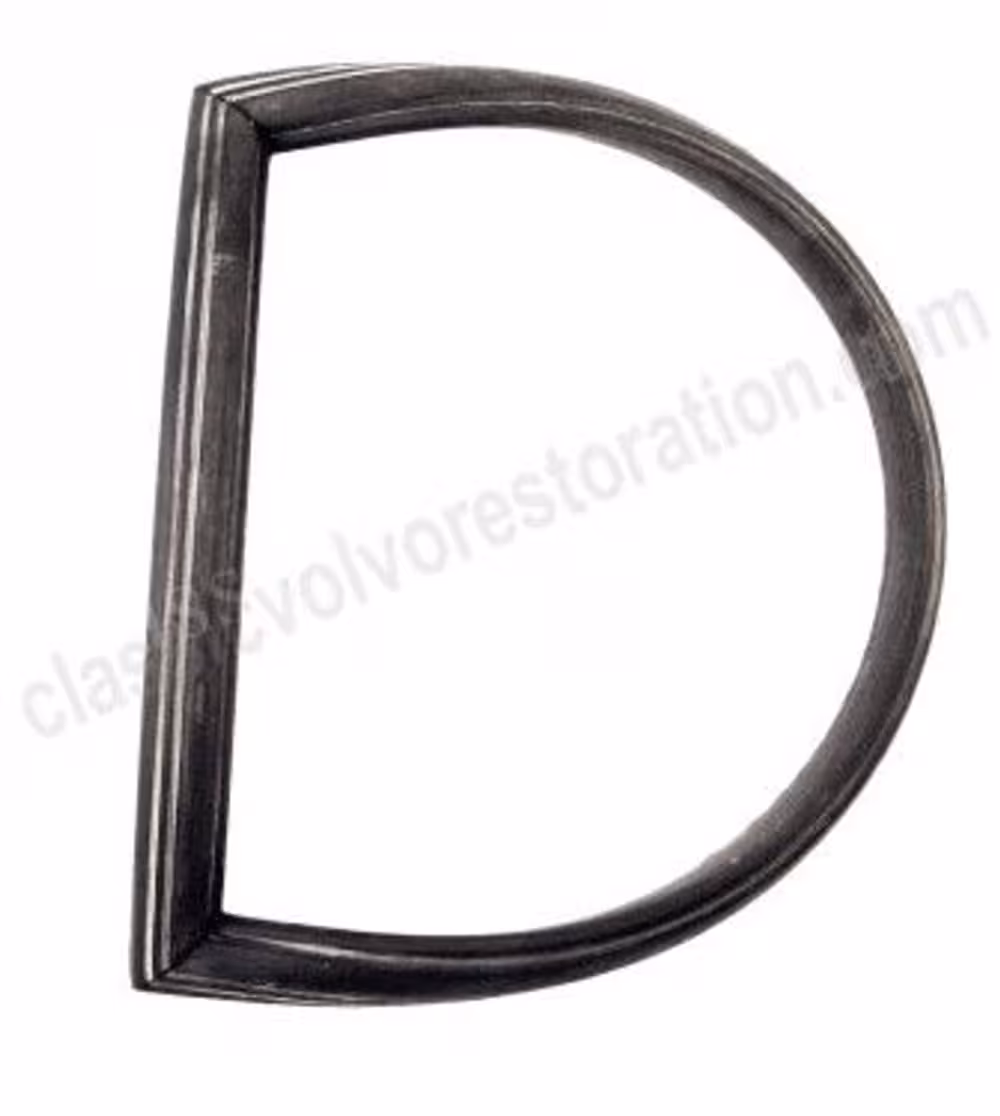 Gummistrimle sidevindu for Volvo 1800, 1800S, 1800E, venstre
