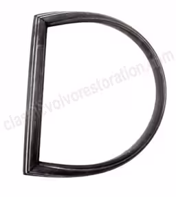 Gummistrimle sidevindu for Volvo 1800, 1800S, 1800E, venstre