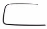 Trim moulding, l.h. black