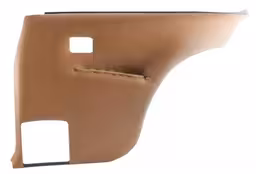 Bakre sidepanel til Volvo 142, 1971, gulbrun, høyre