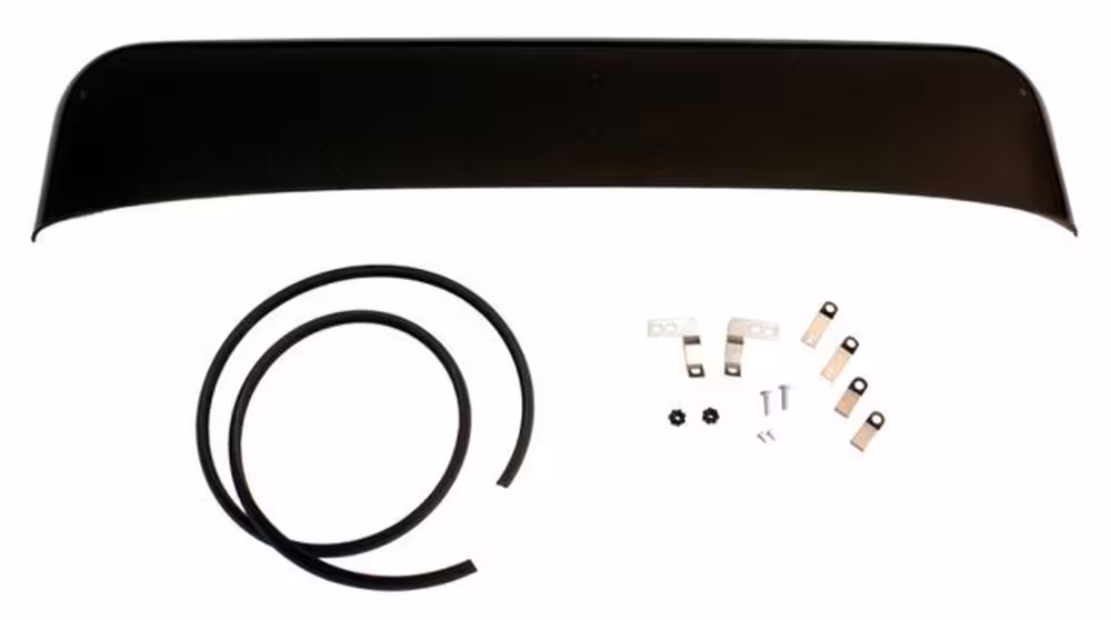Vindavvisare taklucka 4mm røyktonet akrylglas universal til Volvo 140, 164, 240, 760, 740, 940, 850, S70, V70, 960, S90, 1975-2000