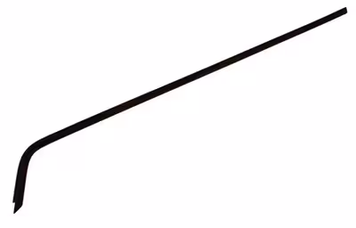 Zierleiste für das hintere Seitenfenster für Volvo 740, rechts, schwarz