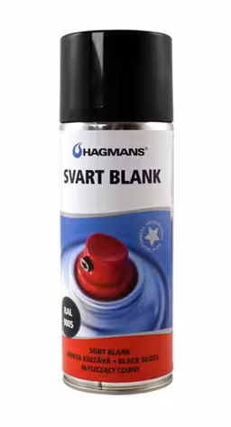 Lakk svart blank 400 ml spray