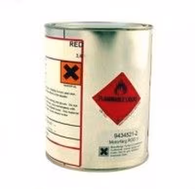 Motorlack rot, 1 Liter für Volvo B16, B18, B20
