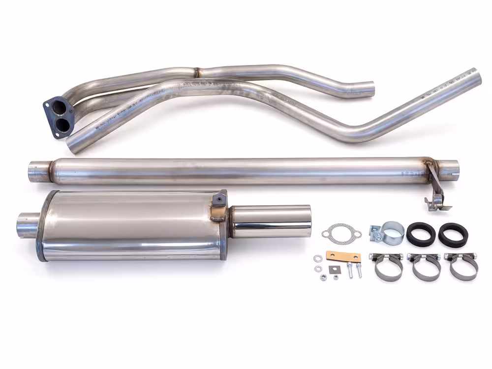 Eksosanlegg for Volvo Amazon, 1967–70, 2" sport, rustfritt stål