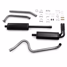 Eksosanlegg for Volvo PV544, 1961-65, B18, 2" sport, Volvo OE 025K5