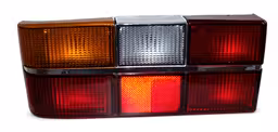 Bakljus till Volvo 240, 260, 1985-1993, USA kromlinjer, vänster