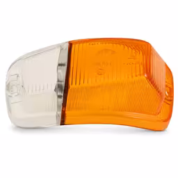 Blinkersglas till Volvo Amazon, Amazon Kombi, gul/vit, vänster, Volvo OE 668911