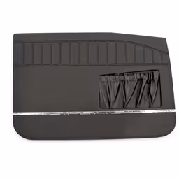 Dørpanel foran til Volvo Amazon, Amazon Kombi 1965, svart, høyre, Volvo OE 691492-93, art.nr 121597383
