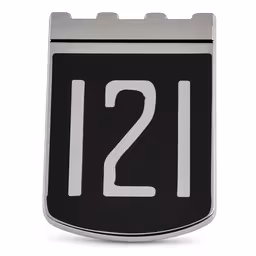 Emblem "121" til Volvo Amazon 1965-70, Volvo OE 670678, art.nr 81597563