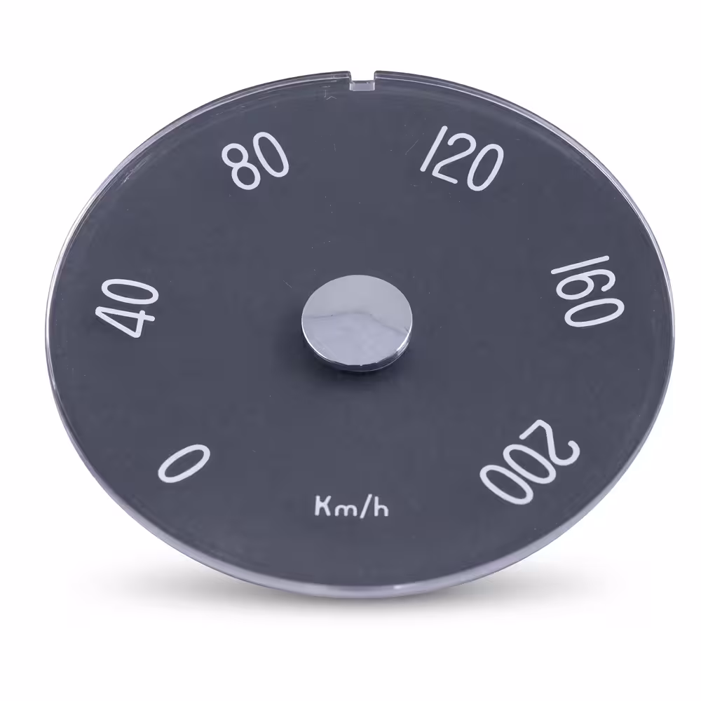 Speedometerglass til Volvo 1800, (km/t), 1961–69