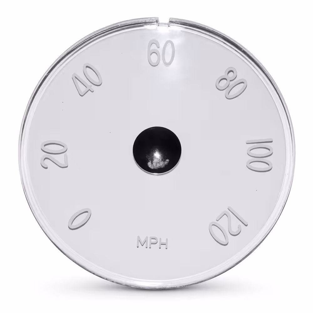 Speedometerglass til Volvo 1800, (MPH), 1961-69