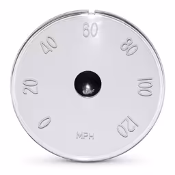 Glas för hastighetsmätare till Volvo 1800, (MPH), 1961-69, Volvo OE 673438-DIAL