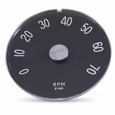 Glas för varvräknare till Volvo 1800, Volvo OE 668370-DIAL
