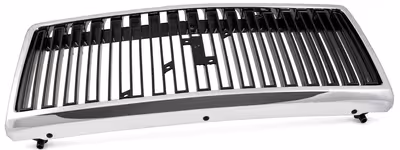 Grill till Volvo 240, 1986-1993, krom/svart, utan emblem