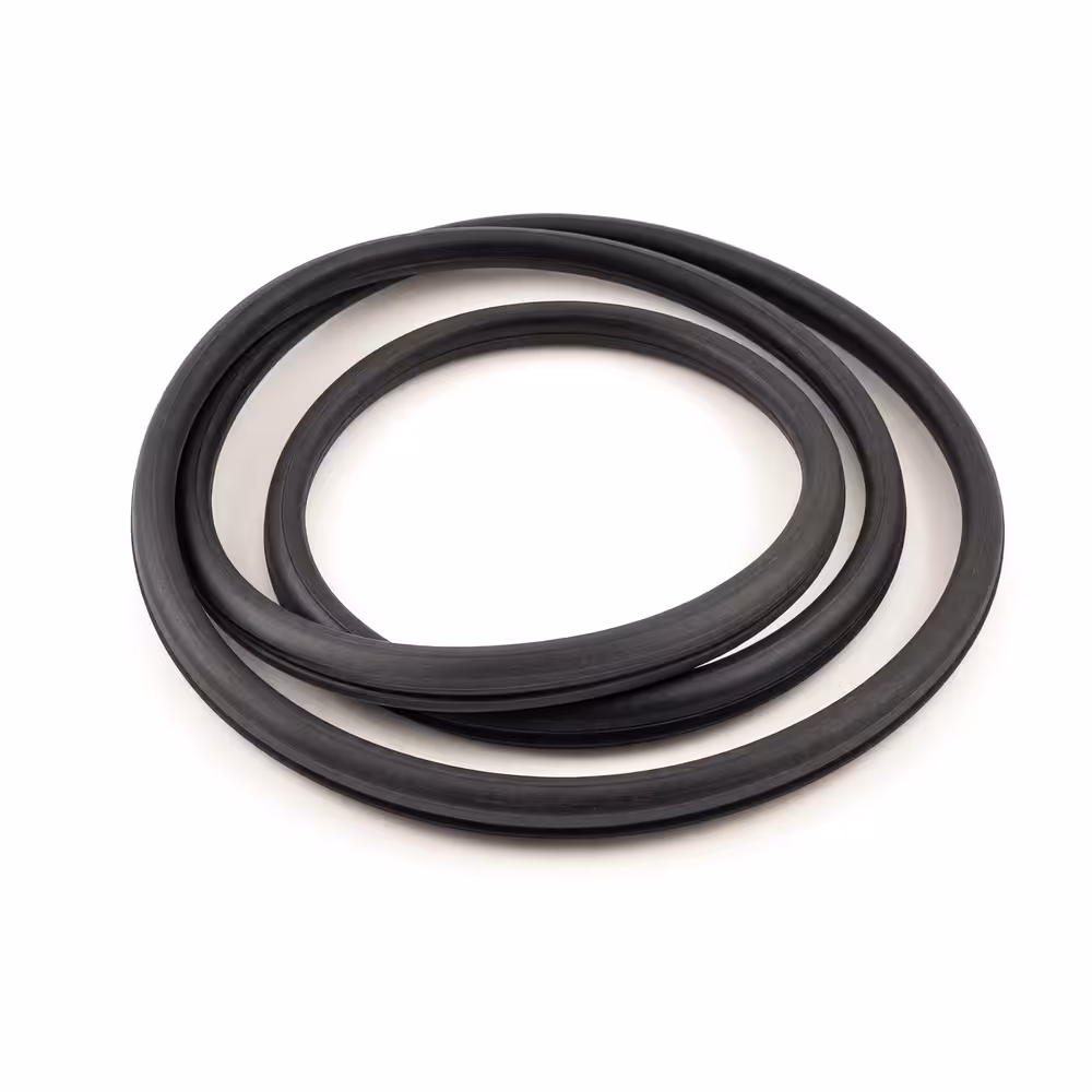 Gummistripe for frontrute med kromlist til Volvo PV544, Duett