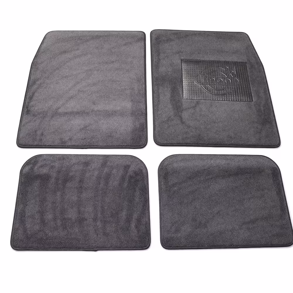 Mattsats Tillbehör till Volvo 1800S, grå textil (högerstyrd)
