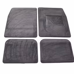 Mattsats Tillbehör till Volvo 1800S, grå textil (högerstyrd)