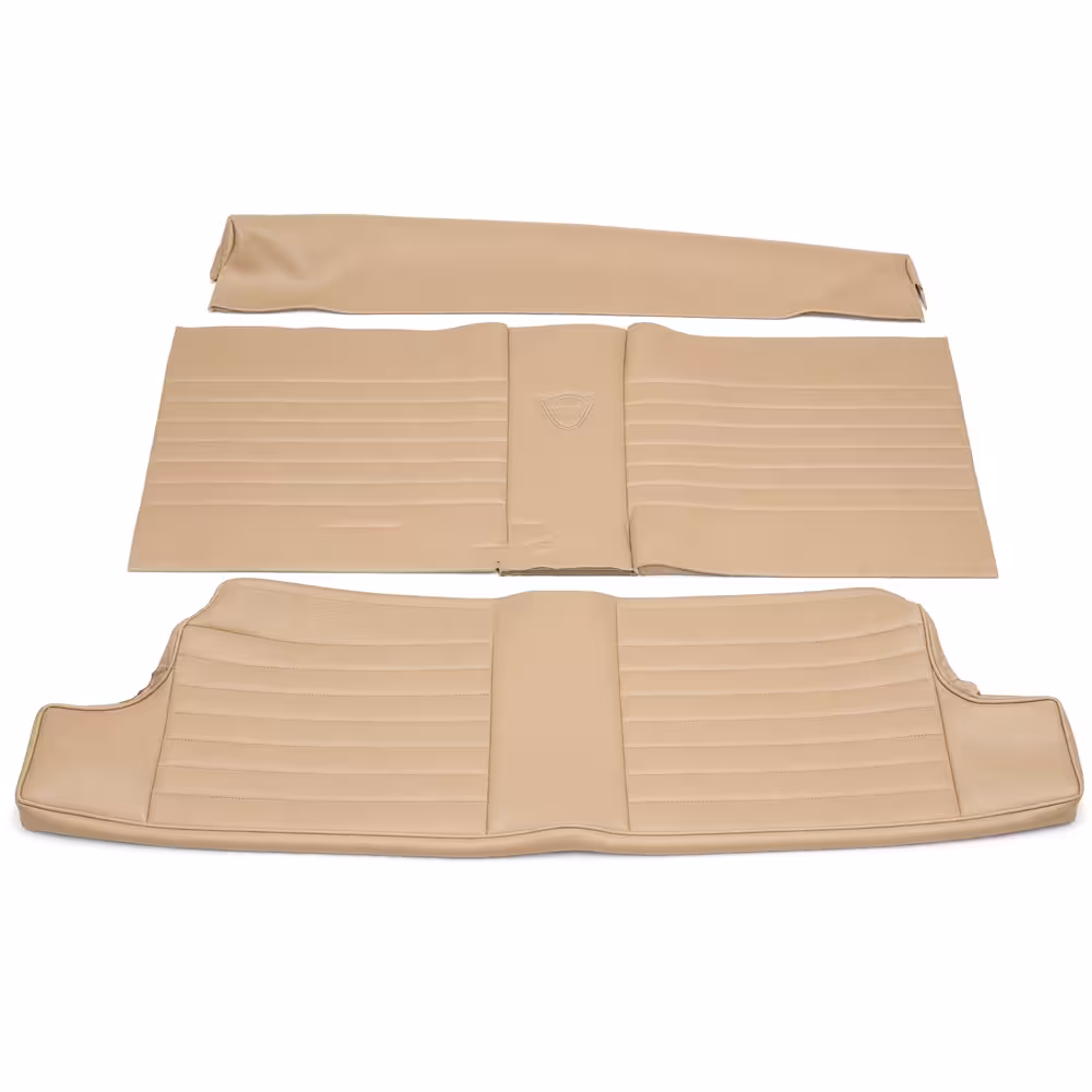 Ensemble de sellerie pour sièges arrière Volvo 1800, 1800E, 1800ES beige/marron