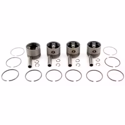 Stempelsett (4 stk.) med ringer til Volvo B18, 4 st, med ringar, 0,040", Volvo OE 275196