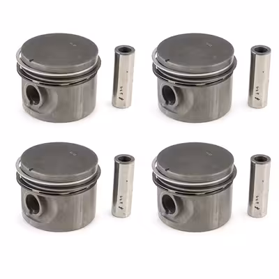 Kolvsats till Volvo B19, B20, B30, 1974-, 4 st, med ringar, 0,015", Volvo OE 272011