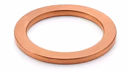Kopparbricka Oljeplugg till Volvo B16-B30, B21, B230, 19 x 26 x 2