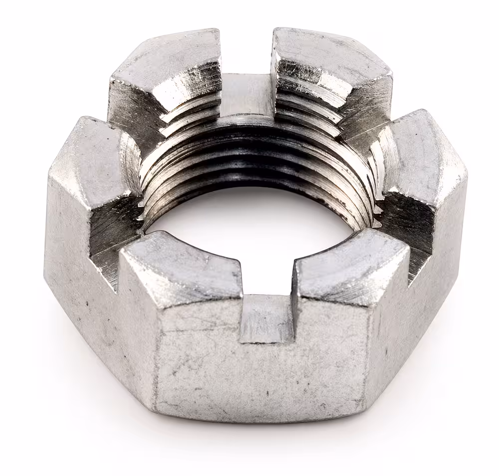 Kronmutter bakaxel, bromstrumma till Spicer UNF 7/8"